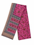 Pink embroidery saree
