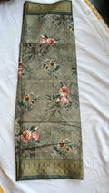 Fancy floral print sarees