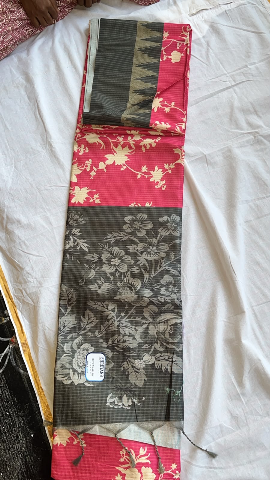 Fancy digital print sarees