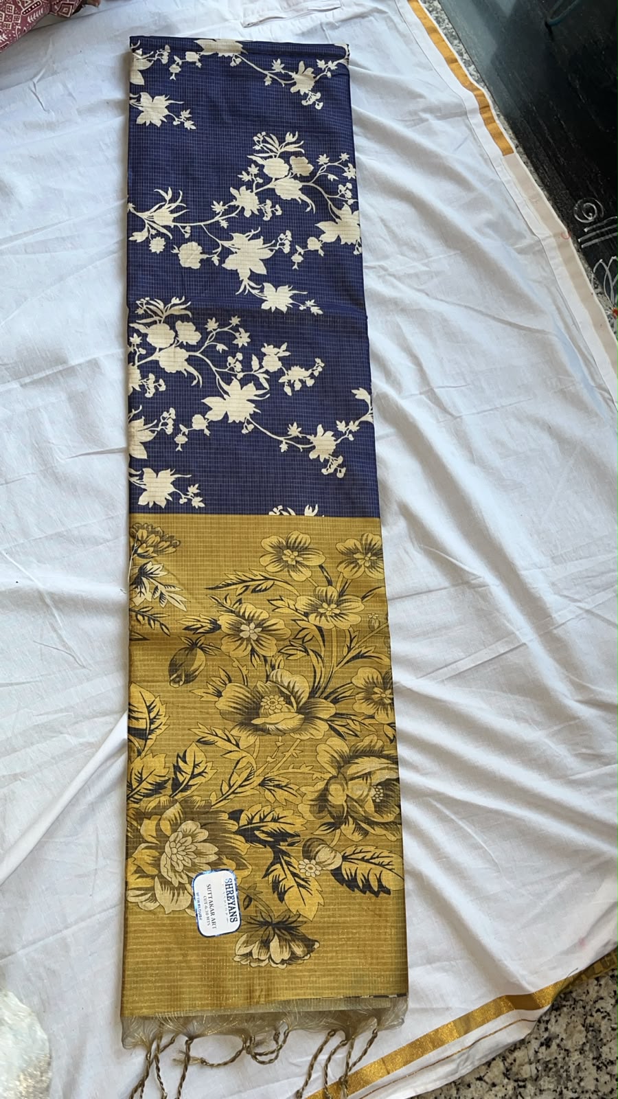 Fancy digital print sarees