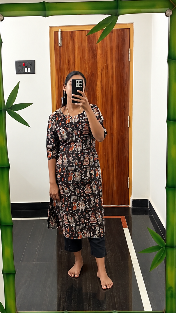 Kalamkari Cotton kurtis