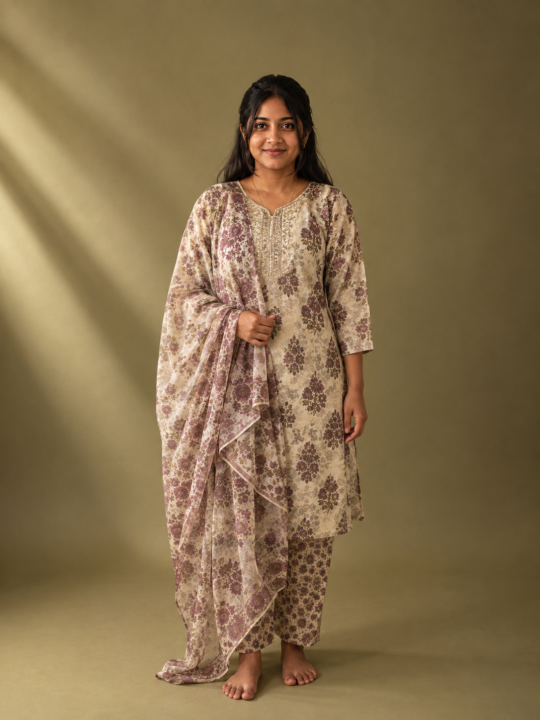3 peice kurti